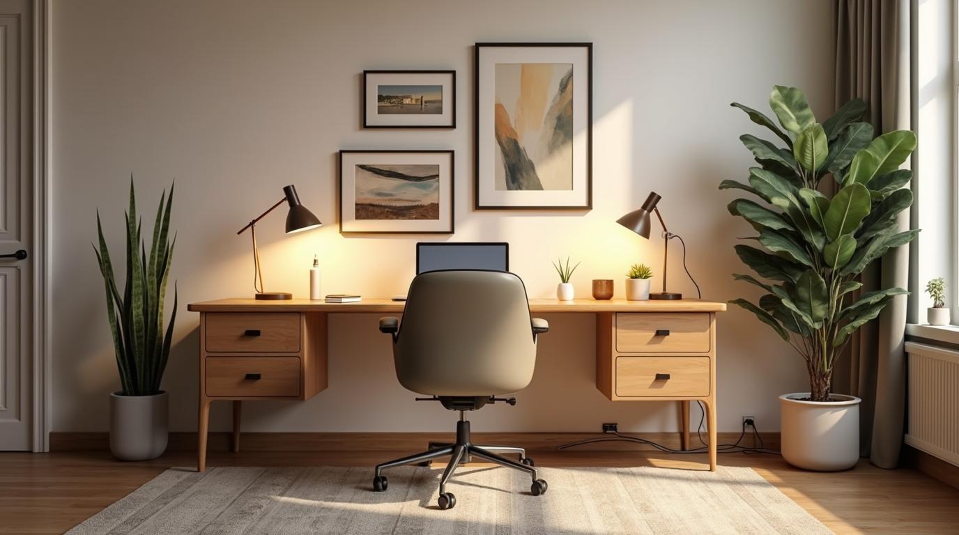 The Ergonomic Home Office Should Feel Like a Room, Not a Workstation